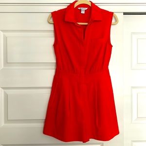 Athleta Brooklyn Romper - Size 4 - Vermillion
